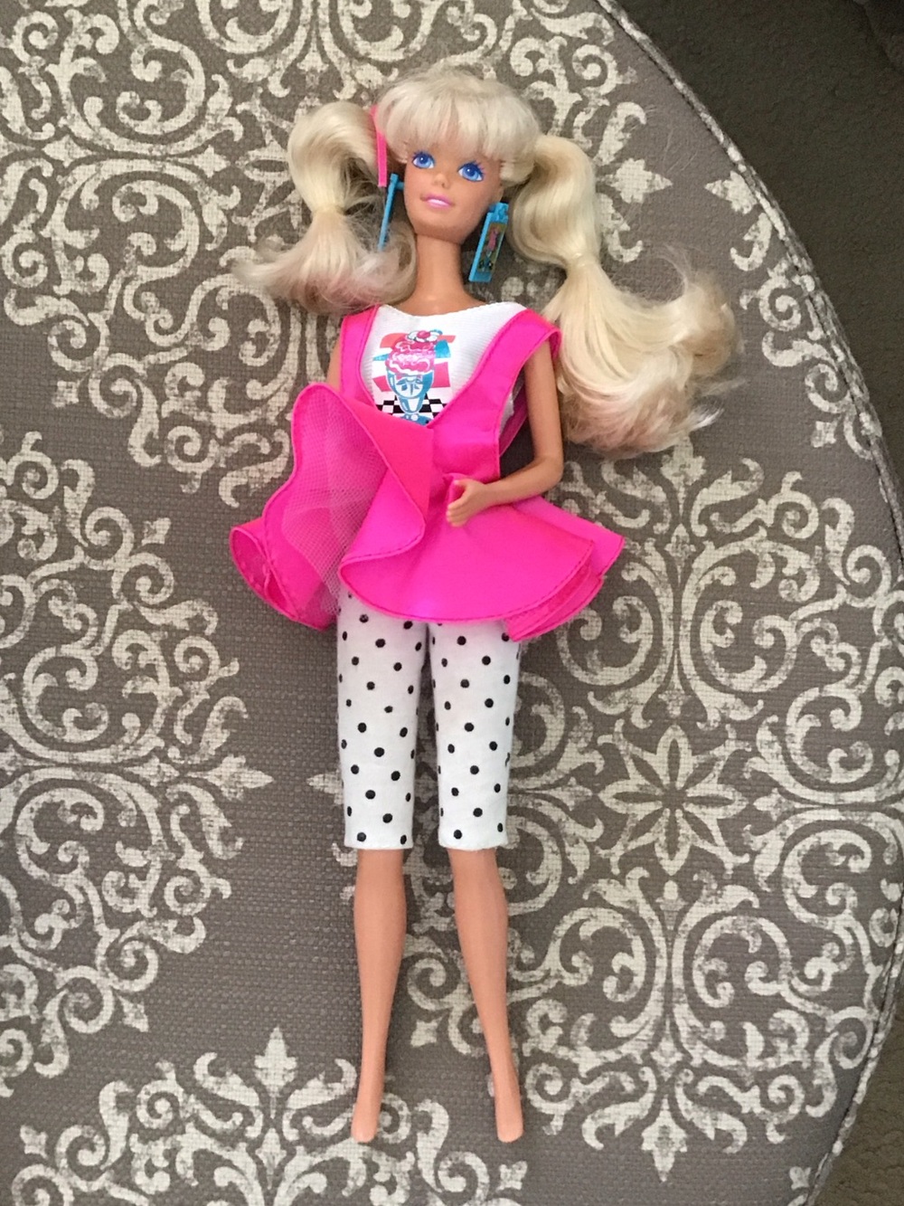 Vintage Cool Times Barbie Doll in Hot Pink Outfit great condition